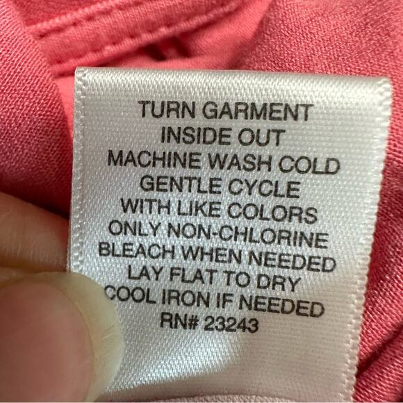 New York & Company High Neck Maxi Dress in Pink Geometric Pattern S/M - Picture 10 of 10